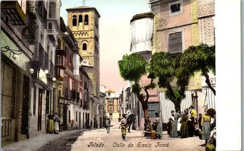 24157 - Spanien - Toledo , Calle de Santo Tome - nicht gelaufen