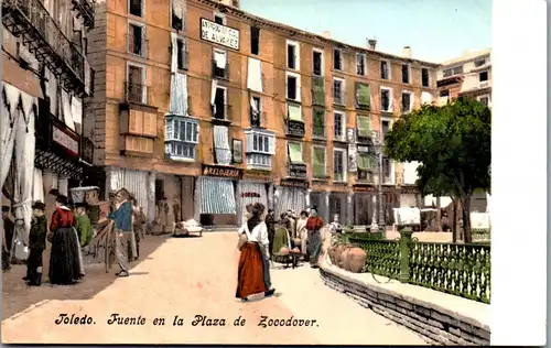 24159 - Spanien - Toledo , Fuente en la Plaza de Zocodover - nicht gelaufen