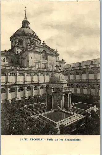 24179 - Spanien - El Escorial , Patio de los Evangelistas - nicht gelaufen