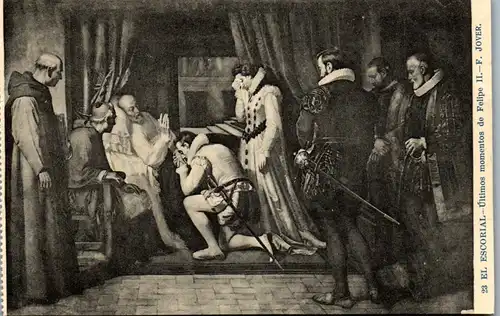 24180 - Spanien - El Escorial , Ultimos momentos de Felipe II - nicht gelaufen