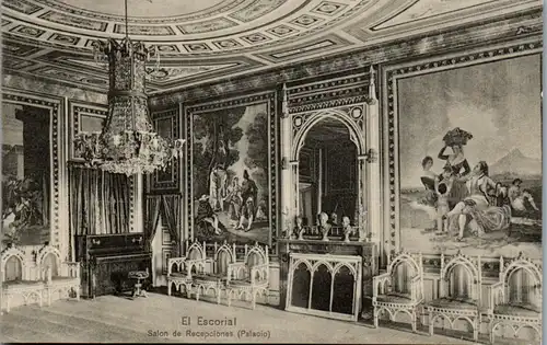 24193 - Spanien - El Escorial , Salon de Recepciones , Palacio - nicht gelaufen