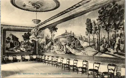 24194 - Spanien - El Escorial , Un rincon del Comedor , Palacio - nicht gelaufen