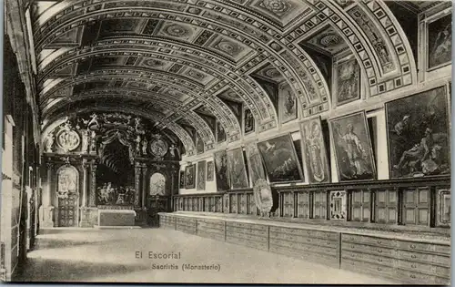 24197 - Spanien - El Escorial , Sacristia , Monasterio - nicht gelaufen