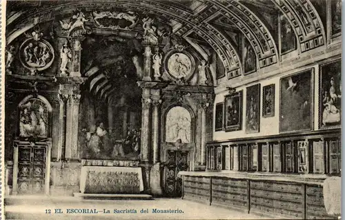 24199 - Spanien - El Escorial , La Sacristia del Monasterio - nicht gelaufen