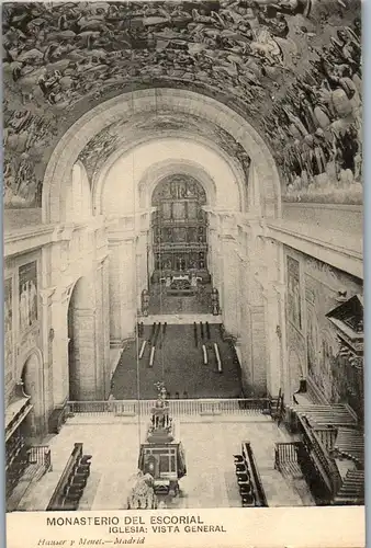 24200 - Spanien - Monasterio El Escorial , Iglesia , Vista General - nicht gelaufen