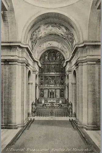 24201 - Spanien - El Escorial , Vista interior , Basilica del Monasterio - nicht gelaufen