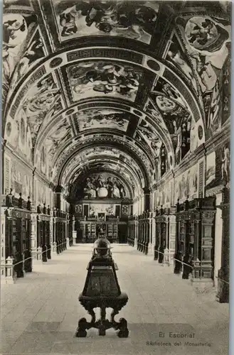 24207 - Spanien - El Escorial , Bibliotheca del Monasterio - nicht gelaufen