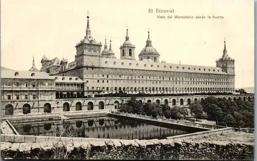 24212 - Spanien - El Escorial , Vista del Monasterio desde la huerta - nicht gelaufen
