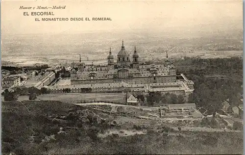 24213 - Spanien - El Escorial , El Monasterio desde el Romeral - nicht gelaufen