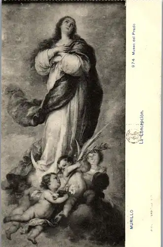 24222 - Künstlerkarte - Murillo , La Concepcion , Museo del Prado - nicht gelaufen