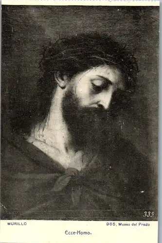 24233 - Künstlerkarte - Murillo , Ecce Homo , Museo del Prado - nicht gelaufen