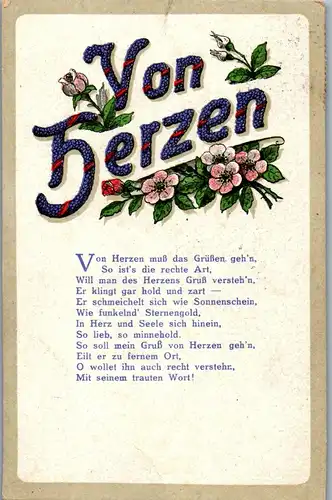 24265 - Glückwunsch - Von Herzen - gelaufen 1931