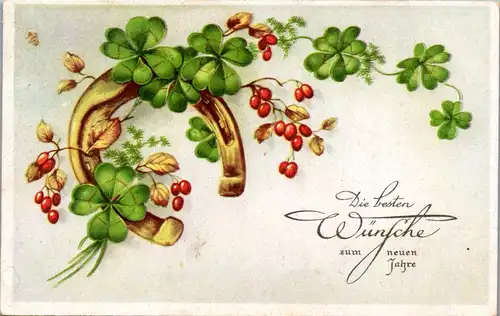 24301 - Neujahr - Die besten Wünsche zum neuen Jahr - gelaufen