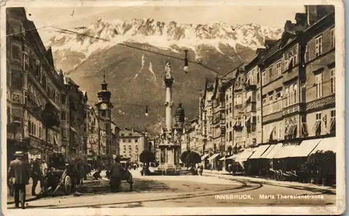 24305 - Tirol - Innsbruck , Maria Theresienstrasse - gelaufen