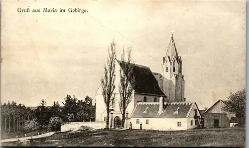 24315 - Niederösterreich - Nonnersdorf , Maria im Gebirge - gelaufen 1924