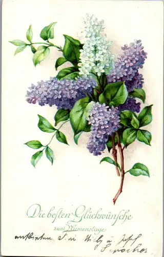 24320 - Glückwunsch - Die besten Glückwünsche zum Namenstage - gelaufen