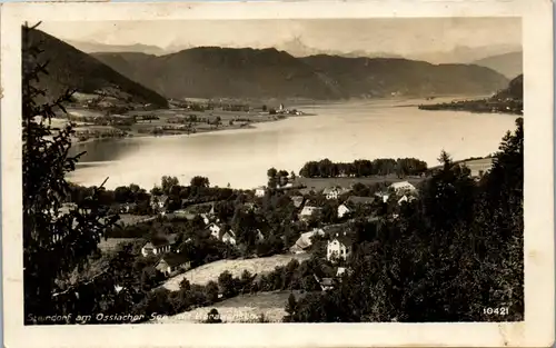 24329 - Kärnten - Steindorf am Ossiacher See mit Karawanken - gelaufen 1930