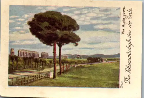 24352 - Sammelbilder - Olleschau , Serie Italien , Rom , Via Appia nuova