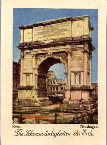 24357 - Sammelbilder - Olleschau , Serie Italien , Rom , Titusbogen