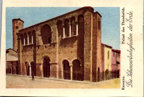 24384 - Sammelbilder - Olleschau , Serie Italien , Ravenna , Palast des Theodorich