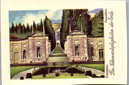 24399 - Sammelbilder - Olleschau , Serie Italien , Comersee , Cernobbio