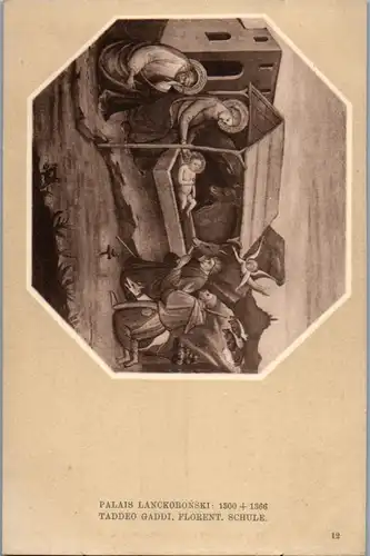 24403 - Künstlerkarte - Taddeo Gaddi , Florent Schule , Palais Lanckoronski - nicht gelaufen 1905