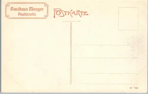 24418 - Deutschland - Königsee , Klosterruine Paulinzelle , Paulinzella , Gasthaus Menger - nicht gelaufen