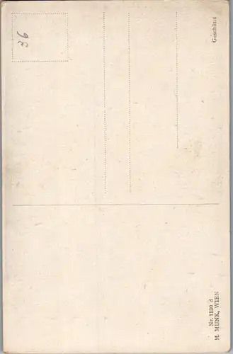 24435 - Künstlerkarte - Dämmerstunde , C. M. Schuster , M. Munk Wien - nicht gelaufen