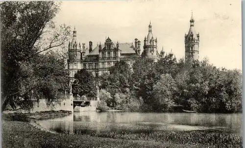 24465 - Deutschland - Schwerin , Großherzogliches Schloss , Südseite - nicht gelaufen 1907
