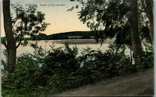 24471 - Deutschland - Schwerin , Partie am Pinnower See - nicht gelaufen 1905