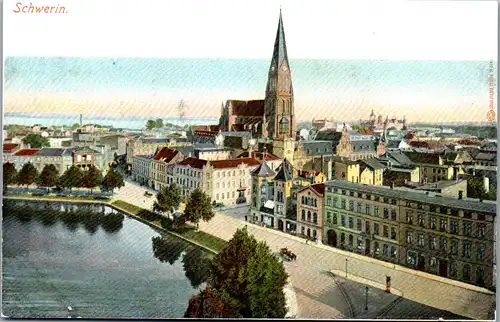 24473 - Deutschland - Schwerin , Panorama - nicht gelaufen