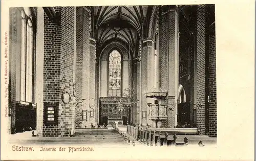 24479 - Deutschland - Güstrow , Inneres der Pfarrkirche - nicht gelaufen