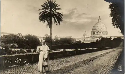 24494 - Berühmtheiten - Papst Pius X - nicht gelaufen