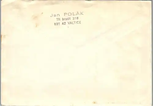 24558 - Tschechoslowakei - Brief , Valcice , Feldsberg - gelaufen