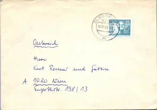 24563 - Deutschland - Brief - gelaufen 1989