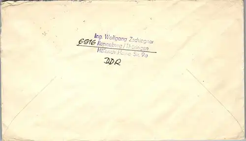 24581 - Deutschland - Brief - gelaufen 1989