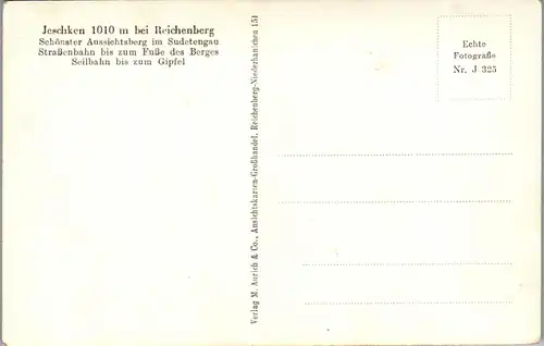 24635 - Tschechische Republik - Jeschken bei Reichenberg , Aussichtsberg im Sudetengau - nicht gelaufen