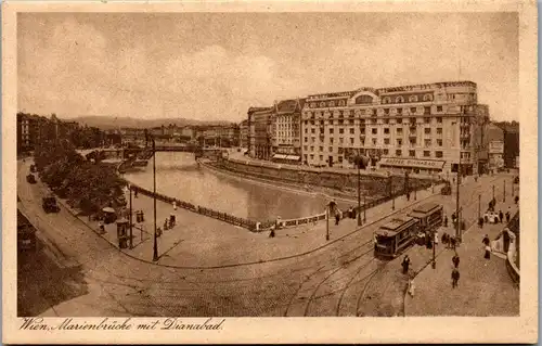 24639 - Wien - Marienbrücke mit Dianabad - nicht gelaufen