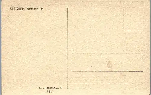 24652 - Wien - Mariahilf - nicht gelaufen 1913