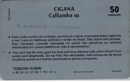24712 - Brasilien - Telebras , Cigana , Calliandra