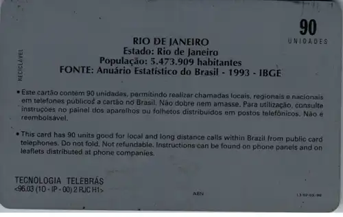 24714 - Brasilien - Telebras , Rio de Jaineiro