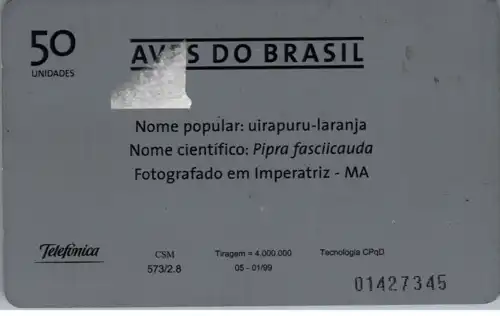 24725 - Brasilien - Telefonica , Motiv Vogel