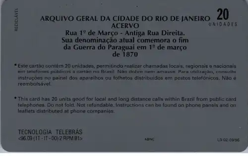 24727 - Brasilien - Telebras , Arquivo Geral da Cidade do Rio de Janeiro , Acervo