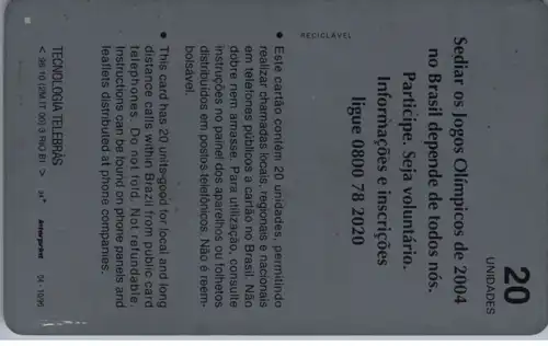 24742 - Brasilien - Telebras , Rio 2004