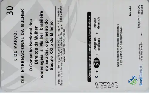 24747 - Brasilien - Brasiltelecom , Motiv