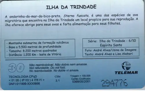 24760 - Brasilien - Telemar , Ilha da Trinidade