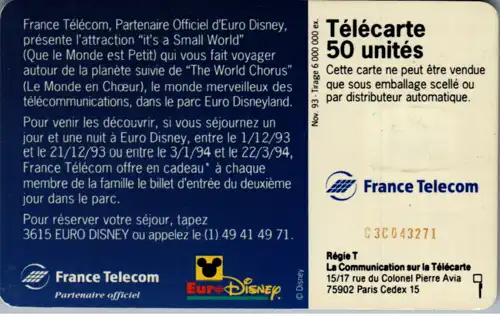 24804 - Frankreich - Le cadeau , Euro Disney