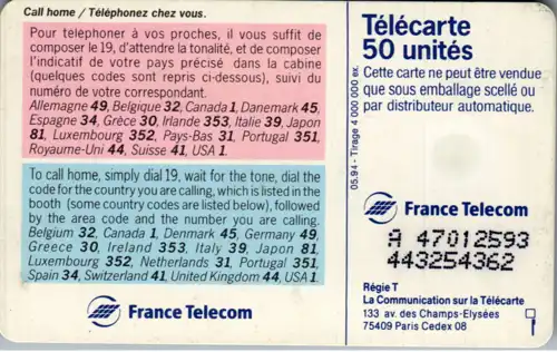 24806 - Frankreich - Call Home