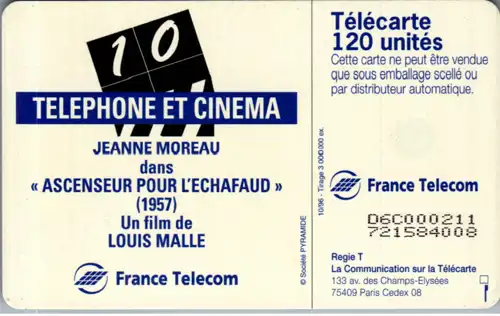 24812 - Frankreich - Jeanne Moreau dans Ascenseur pour L'Echafaud