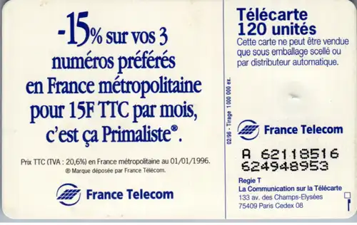 24815 - Frankreich - Primaliste de France Telecom